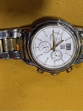 ESQ Two-Tone Men’s Chronograph Watch in Silver and Gold